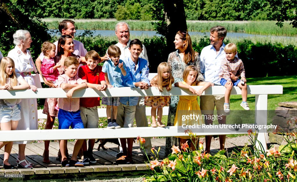 The Danish Royal Family Hold Annual Summer Photocall