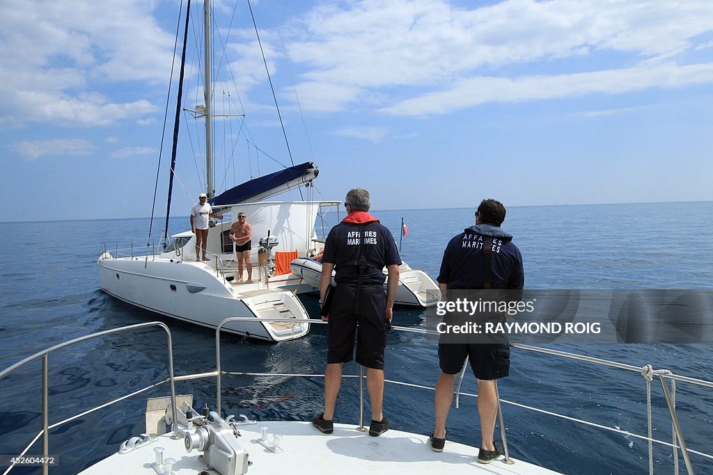 FRANCE-HOLIDAYS-SECURITY-SEA