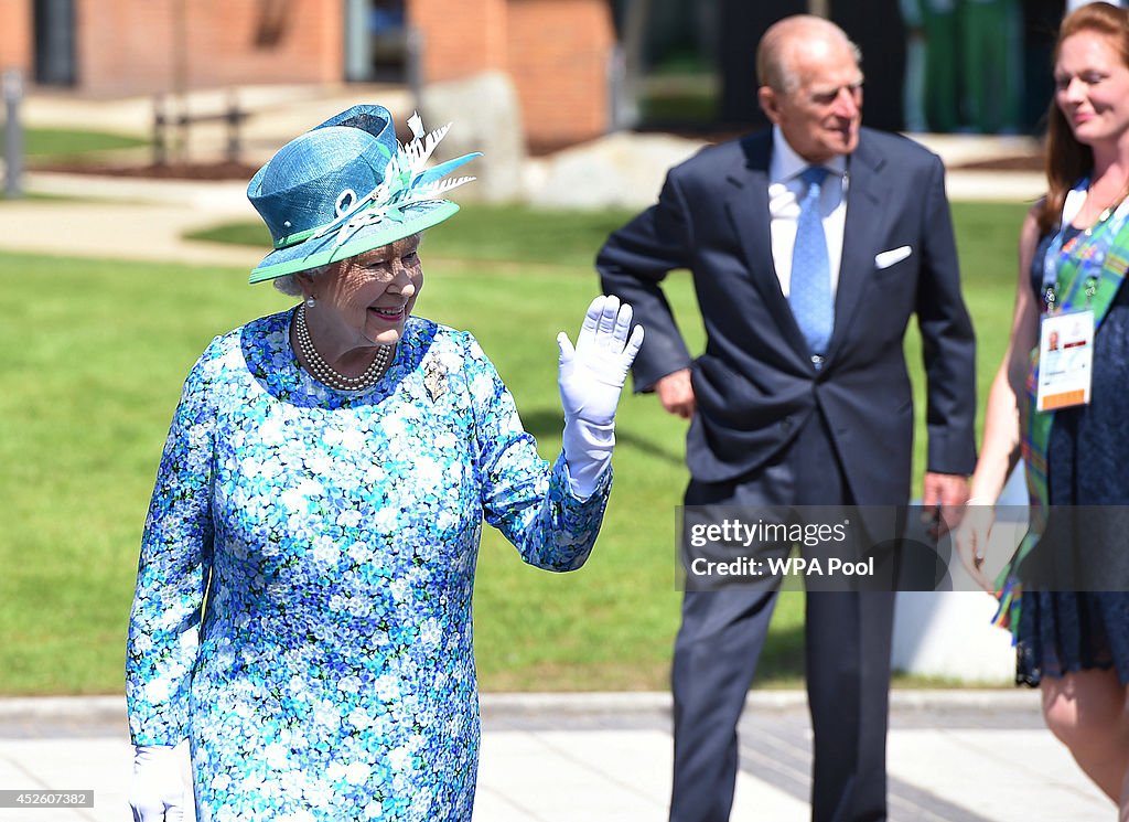 Royal Family & Celebrities At The 20th Commonwealth Games - Day 1