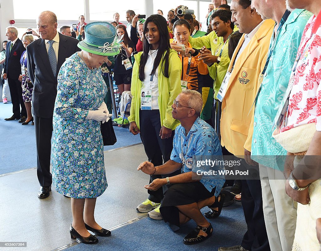 Royal Family & Celebrities At The 20th Commonwealth Games - Day 1