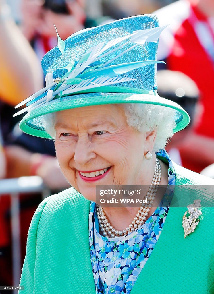 Royal Family & Celebrities At The 20th Commonwealth Games - Day 1