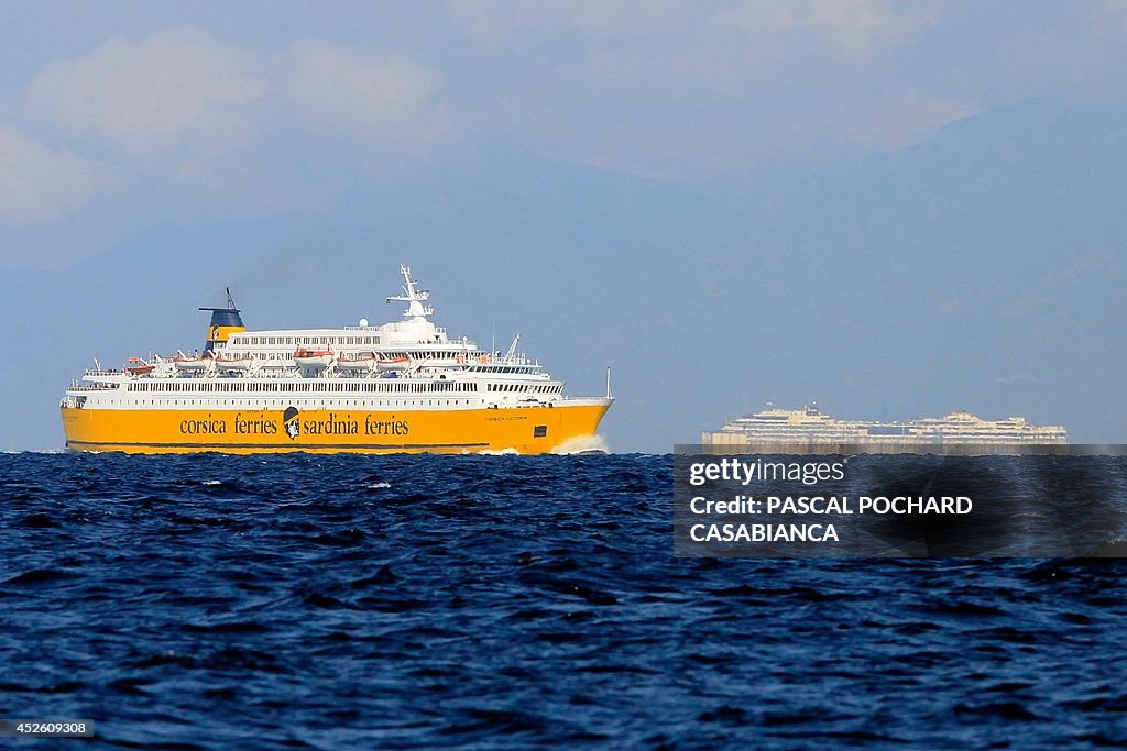 FRANCE-ITALY-SHIPPING-TOURISM-ACCIDENT-ENVIRONMENT