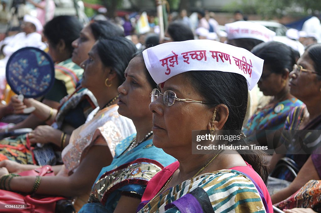 Demonstration For Creation Of Separate Vidharbha State