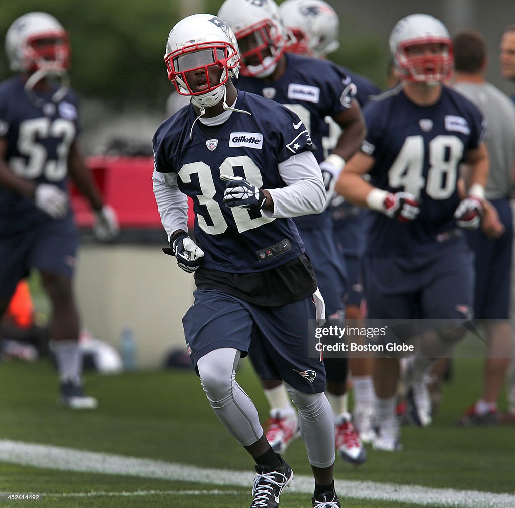 First New England Patriots Practice For 2014 - 15 Season