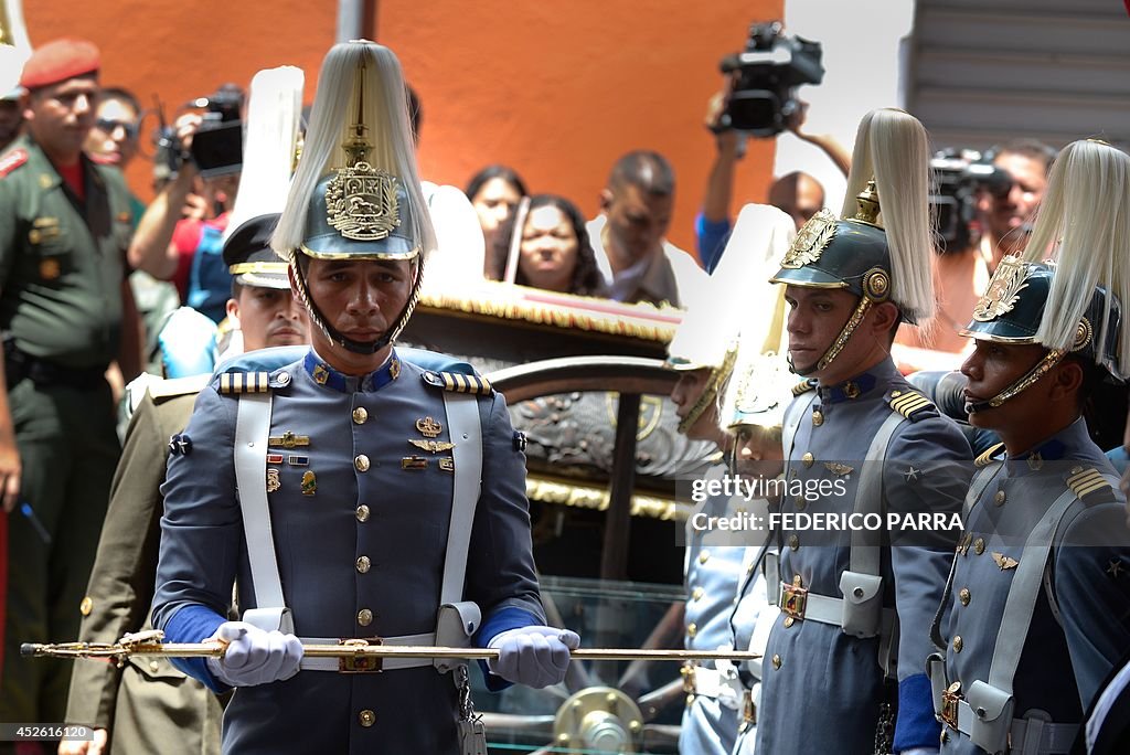 VENEZUELA-BOLIVAR-ANNIVERSARY-ARREAZA