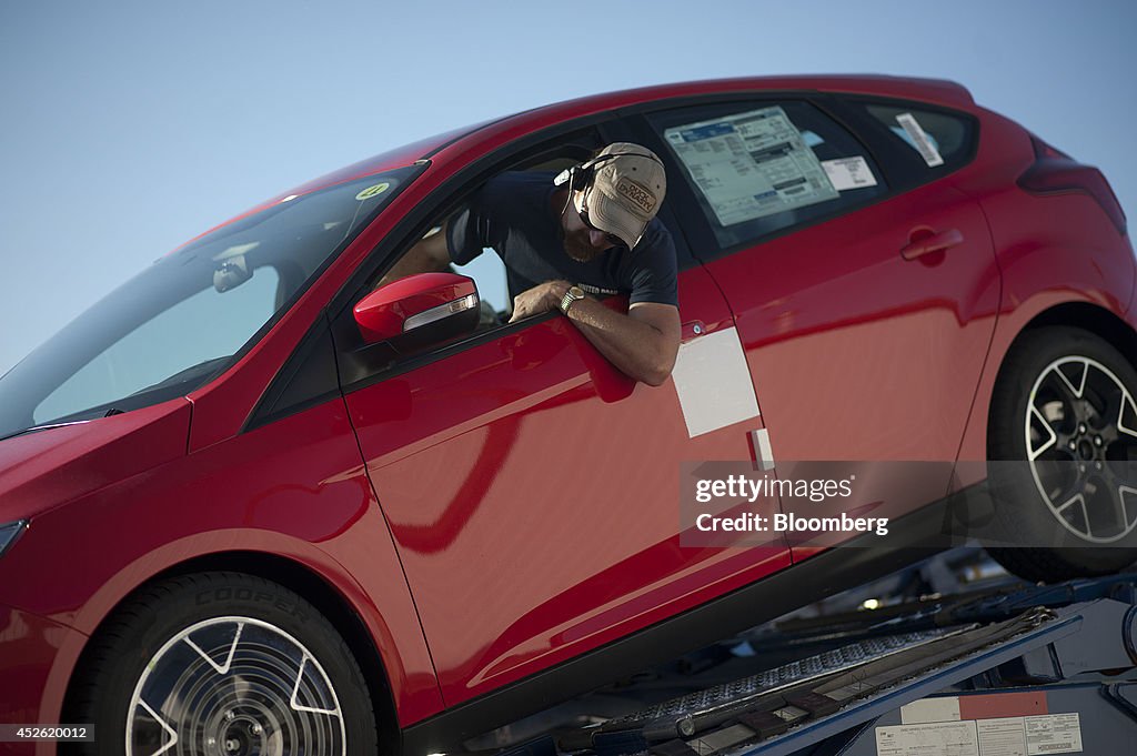 A Ford Motor Co. Car Dealership As Earnings Figures Are Released