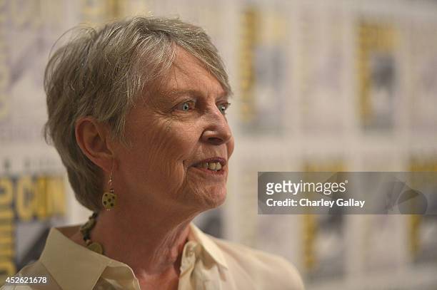 Author Lois Lowry attends The Weinstein Company Presents "THE GIVER" At Comic-Con 2014 at Hilton Bayfront on July 24, 2014 in San Diego, California.