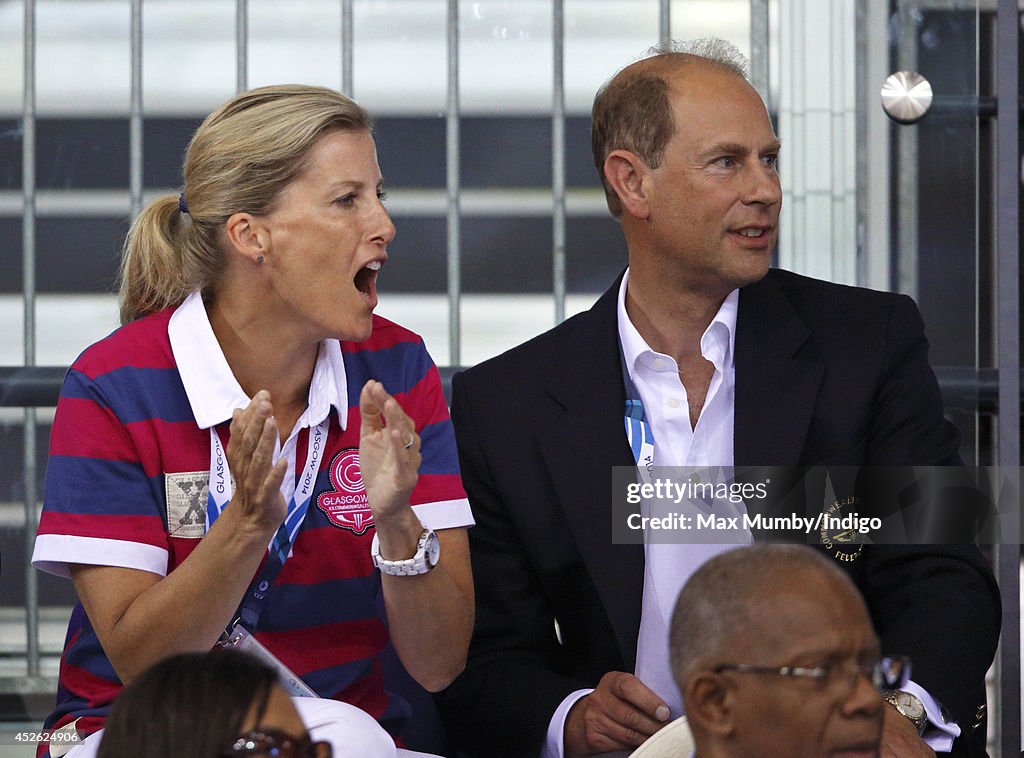 Royal Family & Celebrities At The 20th Commonwealth Games - Day 1