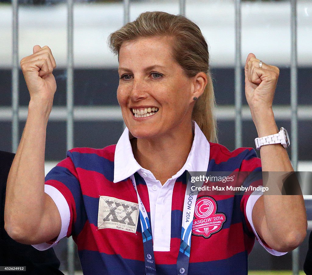 Royal Family & Celebrities At The 20th Commonwealth Games - Day 1