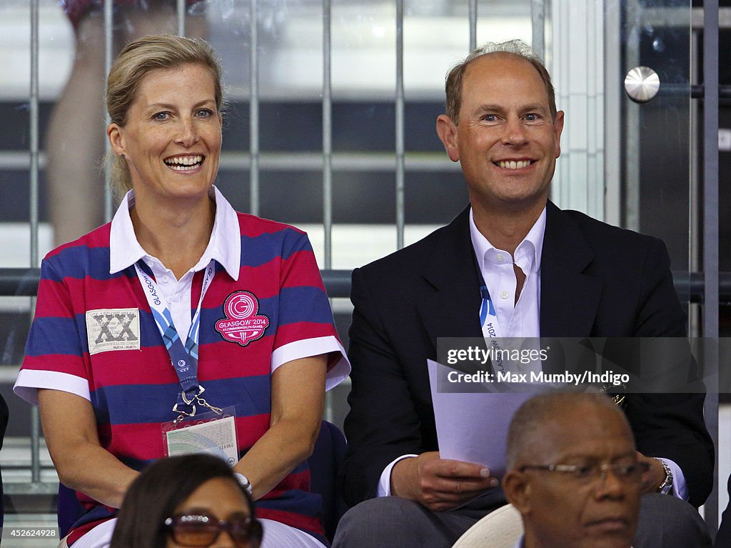 Royal Family & Celebrities At The 20th Commonwealth Games - Day 1