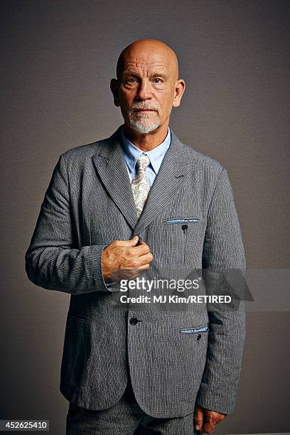 Actor John Malkovich poses for a portrait at Getty Images Portrait Studio powered by Samsung Galaxy at Comic-Con International 2014 at Hard Rock...