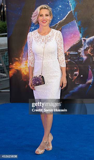 Elsa Pataky attends the UK Premiere of "Guardians of the Galaxy" at Empire Leicester Square on July 24, 2014 in London, England.