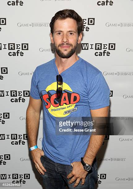 Actor Christian Oliver attends day 1 of the WIRED Cafe @ Comic Con at Omni Hotel on July 24, 2014 in San Diego, California.