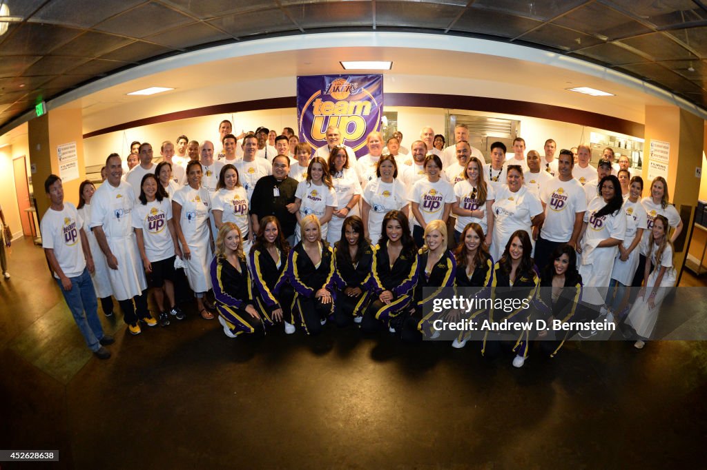 Los Angeles Lakers Team Up Event