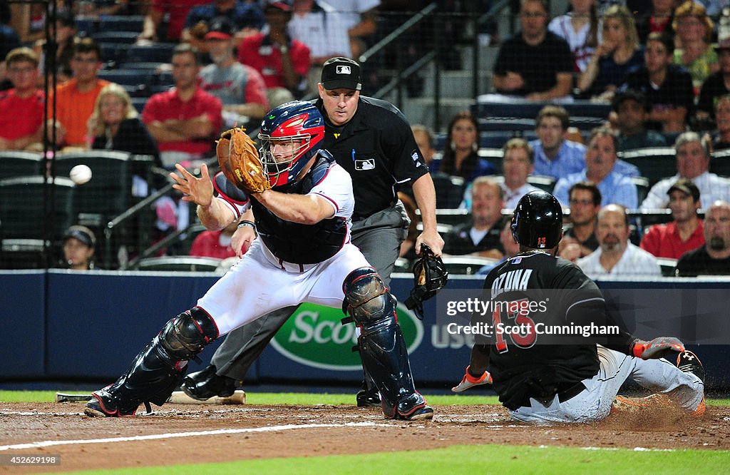 Miami Marlins v Atlanta Braves