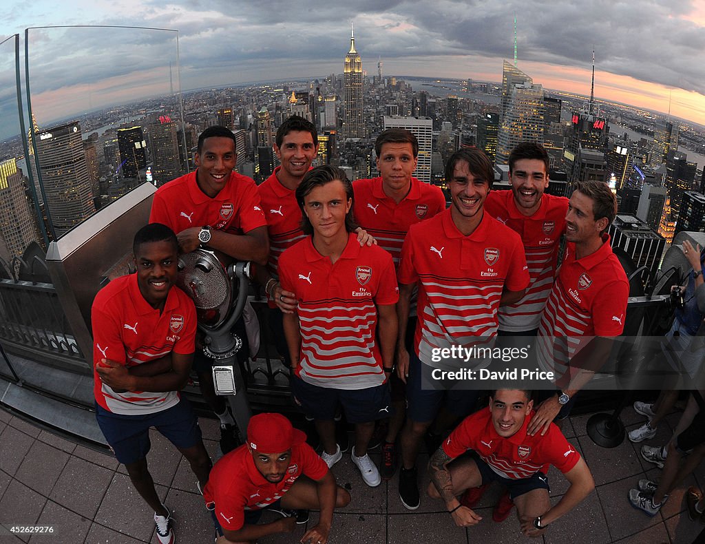 Arsenal Players Visit New York City Area