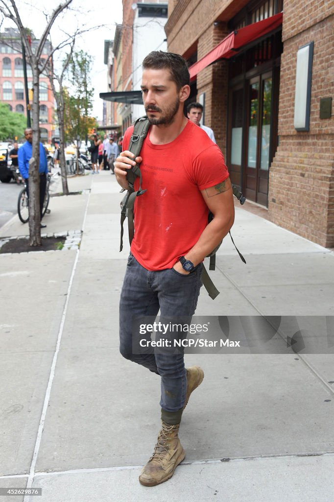 Celebrity Sightings In New York City - July 24, 2014