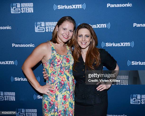 Jolene O'Guin and chief operating officer at The Howard Stern Show & Channels Marci Turk attend the Howard 101 Comic-Con Party at Bootleggers on July...