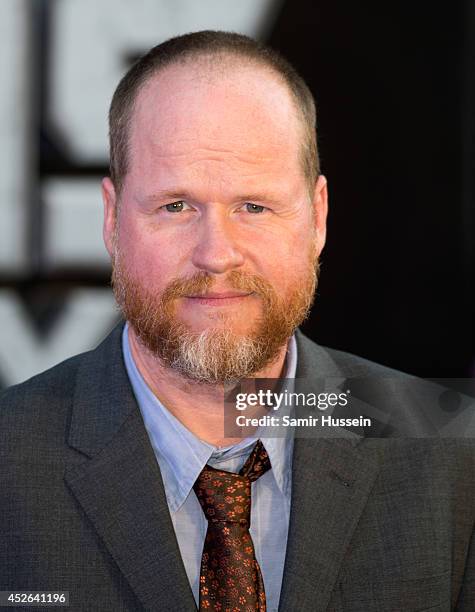 Joss Whedon attends the UK Premiere of "Guardians of the Galaxy" at Empire Leicester Square on July 24, 2014 in London, England.