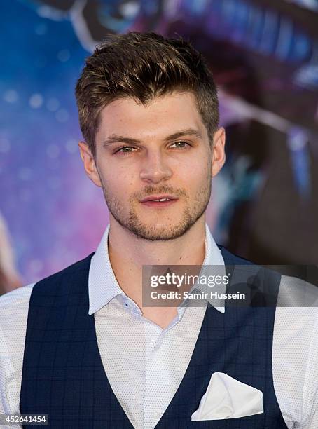 Jim Chapman attends the UK Premiere of "Guardians of the Galaxy" at Empire Leicester Square on July 24, 2014 in London, England.