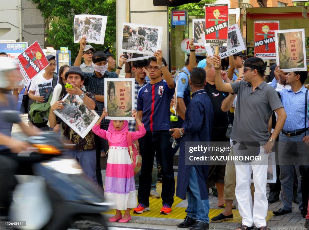 JAPAN-ISRAEL-PALESTINIAN-GAZA-CONFLICT-PROTEST