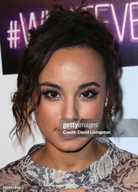 Actress Savannah Jayde attends actress Madison Pettis' Sweet 16 Birthday Party at the Emerson Theatre on July 24, 2014 in Hollywood, California.