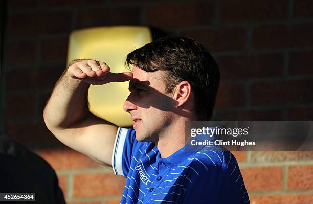 Dougie Freedman manager of Bolton Wanderers XI during the Pre Season Friendly match between Bolton Wanderers XI and Melbourne City at the County...