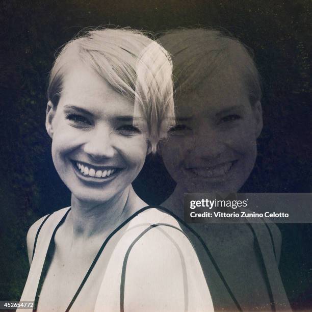 Andrea Osvart poses during the Giffoni Film Festival on July 25, 2014 in Giffoni Valle Piana, Italy.