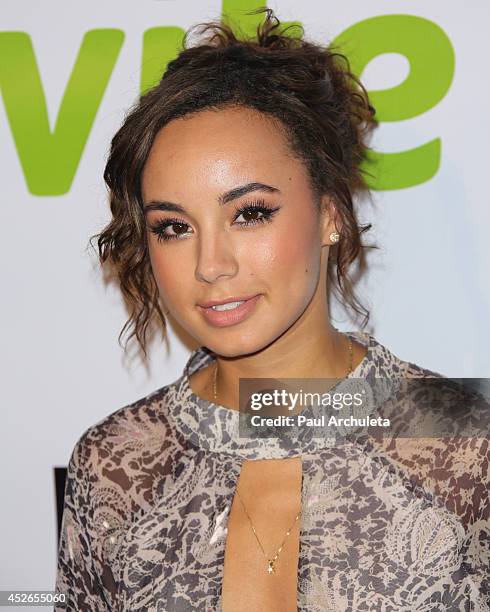 Actress Savannah Jayde attends Madison Pettis Sweet 16 Birthday Party at The Emerson Theatre on July 24, 2014 in Hollywood, California.