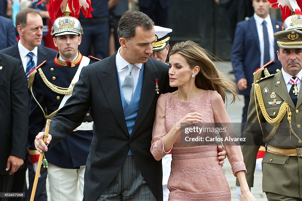 Spanish Royals Visit Santiago de Compostela on the Anniversary of the Train Accident