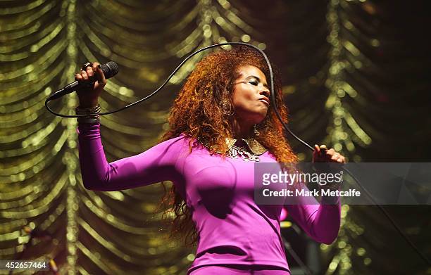 Kelis performs on stage at Splendour In the Grass 2014 on July 25, 2014 in Byron Bay, Australia.