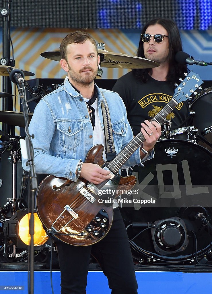 Kings Of Leon Perform On ABC's "Good Morning America"