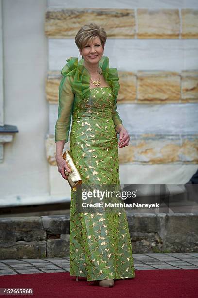 Caroline Reiber attends the Bayreuth Festival Opening 2014 on July 25, 2014 in Bayreuth, Germany.