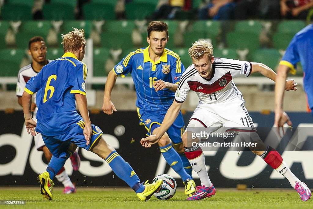 Germany v Ukraine - UEFA Under19 European Championship