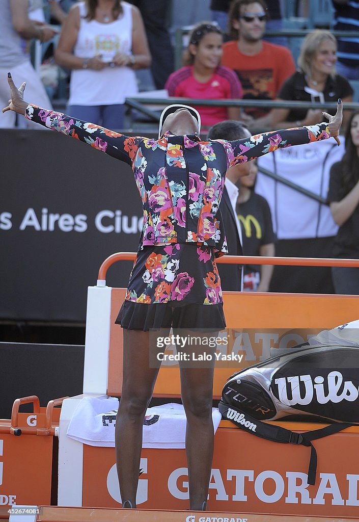 Venus and Serena Williams Exhibiton Match in Buenos Aires