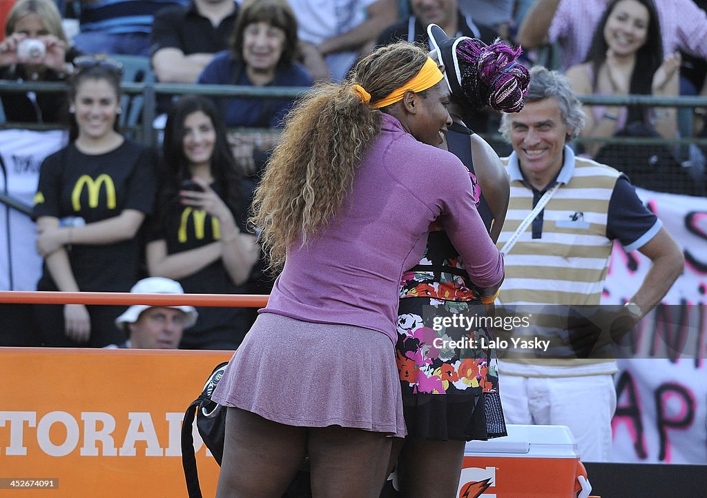 Venus and Serena Williams Exhibiton Match in Buenos Aires