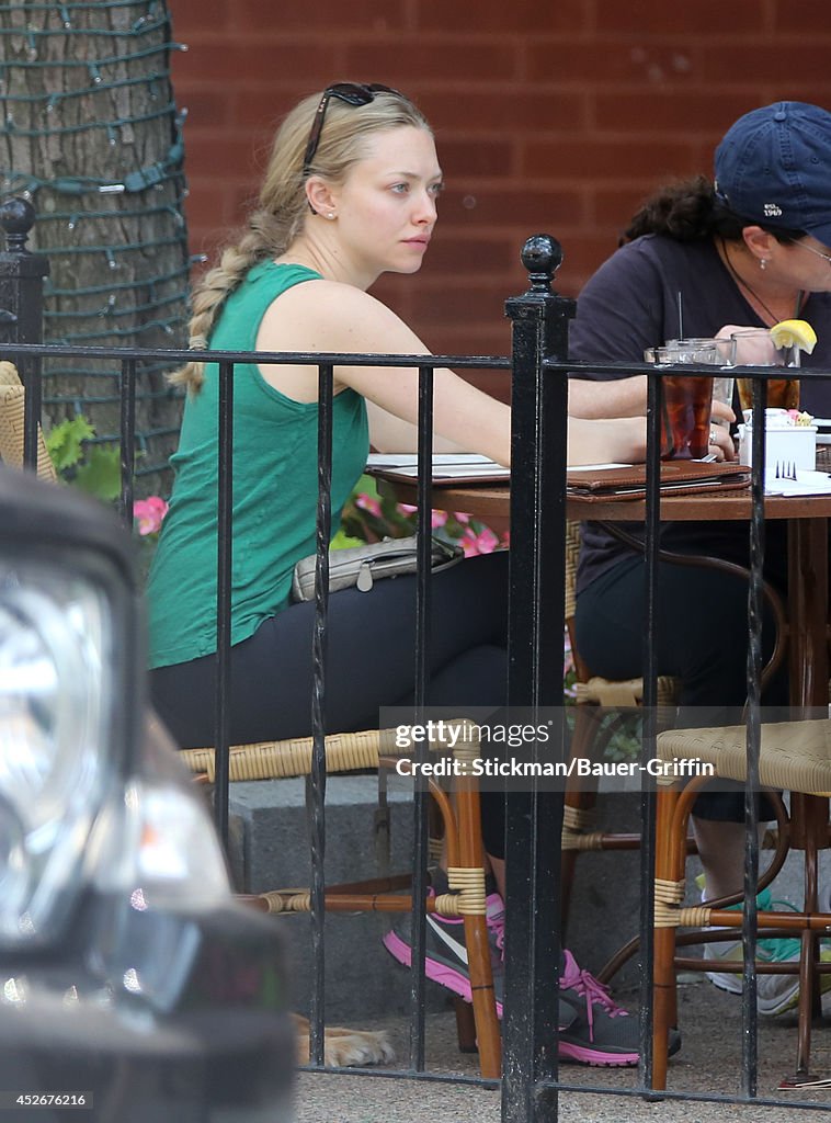 Celebrity Sightings In Boston - July 25, 2014