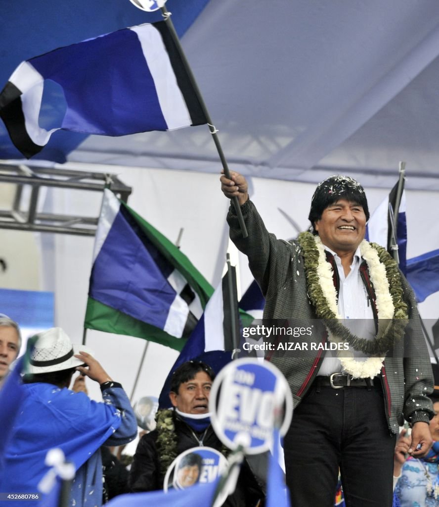 BOLIVIA-CAMPAIGN-MORALES