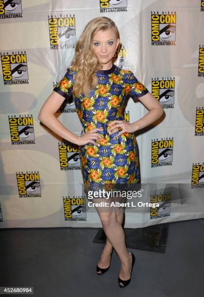 Actress Natalie Dormer attends HBO's "Game Of Thrones" panel and Q&A during Comic-Con International 2014 at San Diego Convention Center on July 25,...
