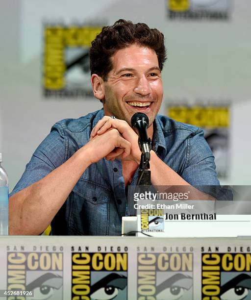 Actor Jon Bernthal attends the Entertainment Weekly: Brave New Warriors panel during Comic-Con International 2014 at the San Diego Convention Center...
