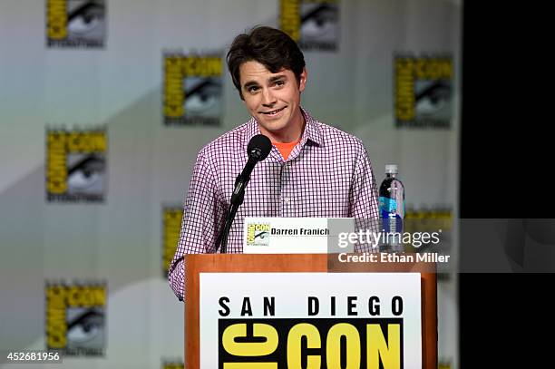 Entertainment Weekly's Darren Franich attends the Entertainment Weekly: Brave New Warriors panel during Comic-Con International 2014 at the San Diego...