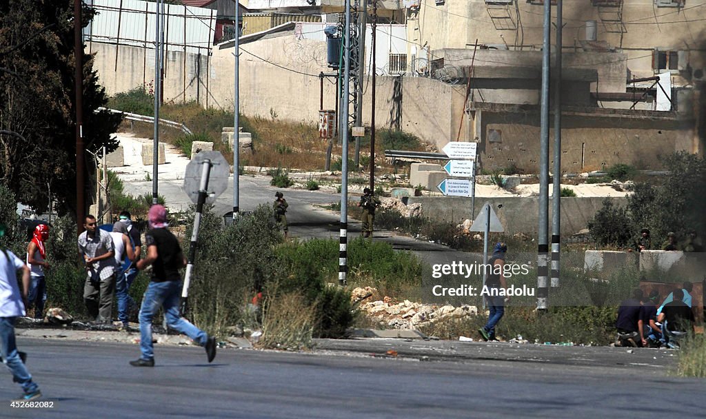 Palestinians in Ramallah protest Israeli attacks on Gaza