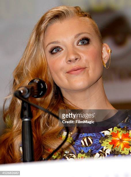 Actress Natalie Dormer attends HBO's "Game of Thrones" Panel during Comic-Con 2014 on July 25, 2014 in San Diego, California.