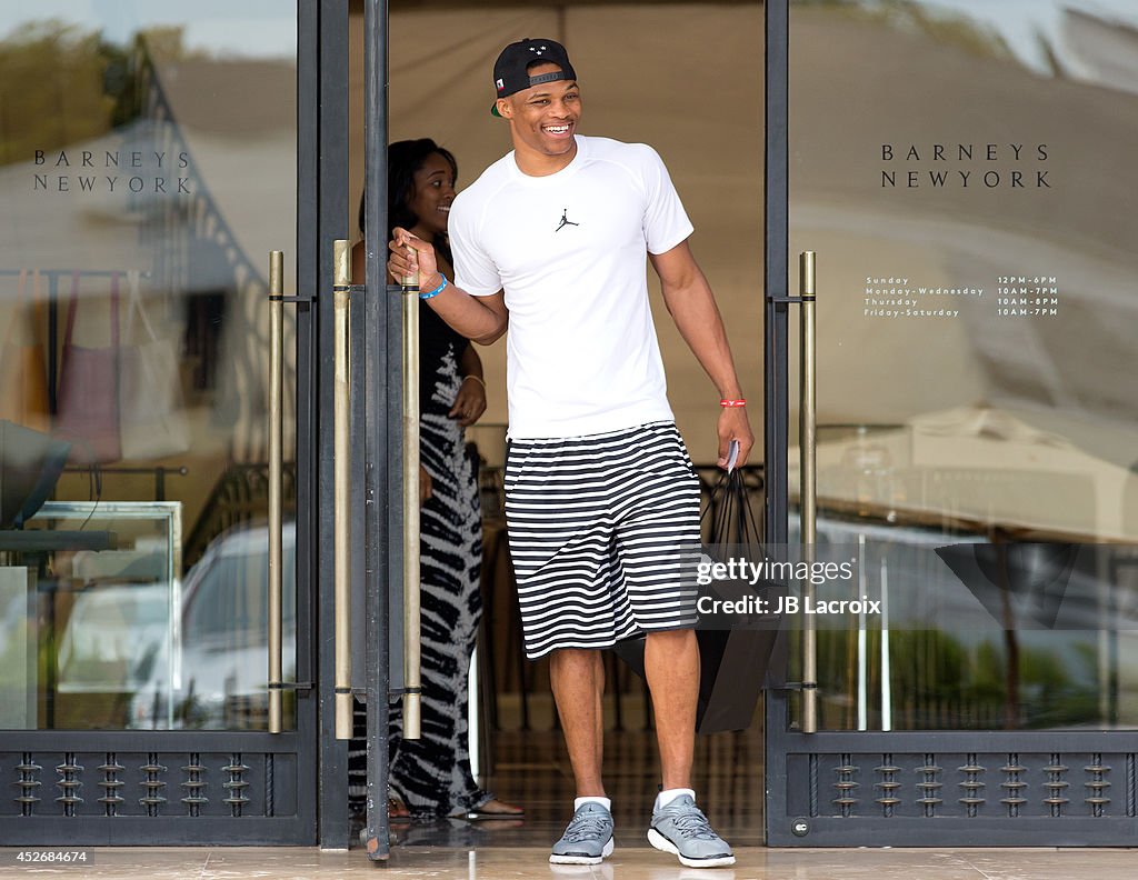 Celebrity Sightings In Los Angeles - July 25, 2014