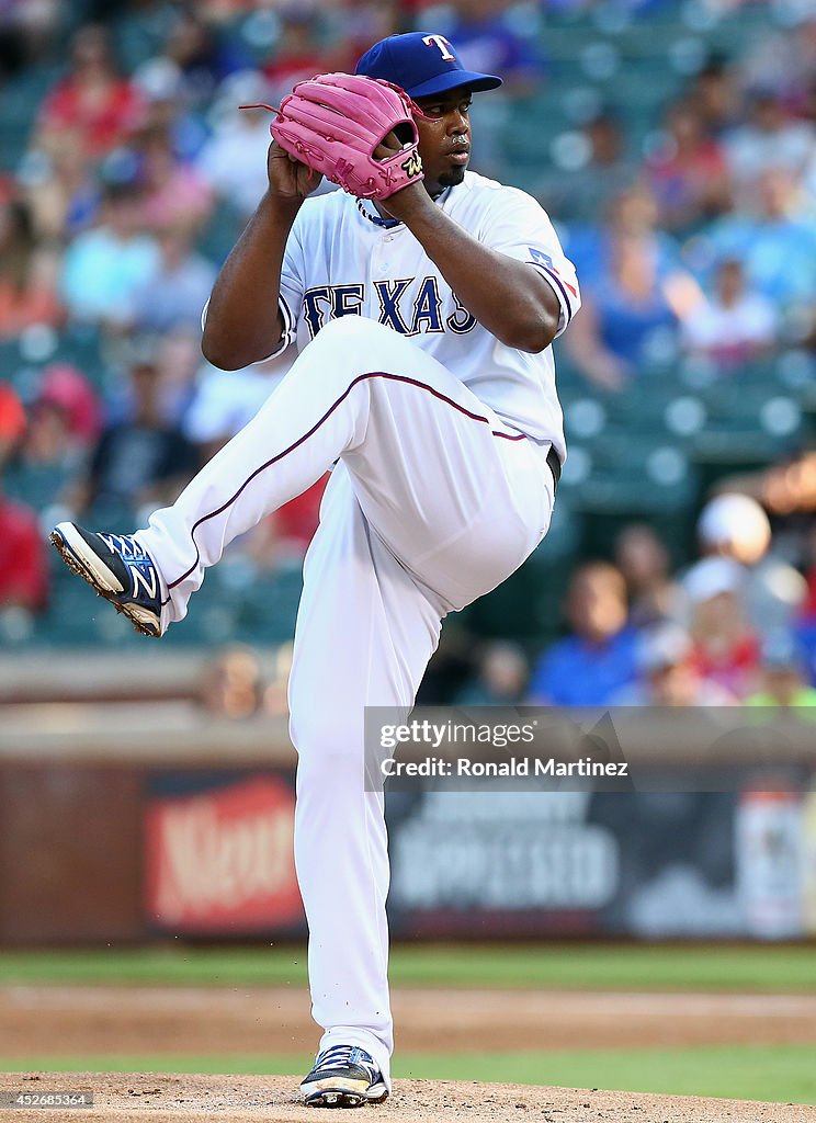 Oakland Athletics v Texas Rangers