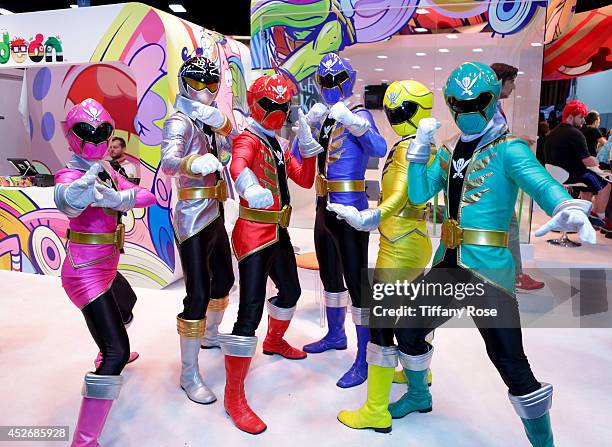 Power Ranger Comic Con 706 Comic Con Power Rangers Photos & High Res Pictures - Getty Images