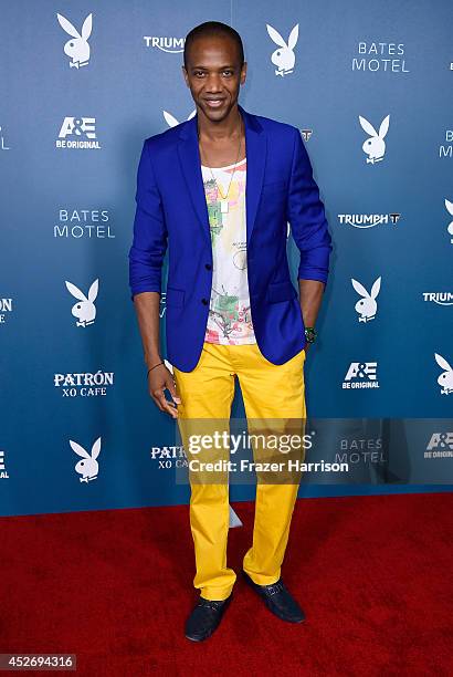 Actor J. August Richards attends Playboy and A&E "Bates Motel" Event during Comic-Con International 2014 on July 25, 2014 in San Diego, California.