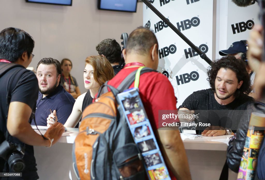 "Game of Thrones" Autograph Signing - Comic-Con International 2014