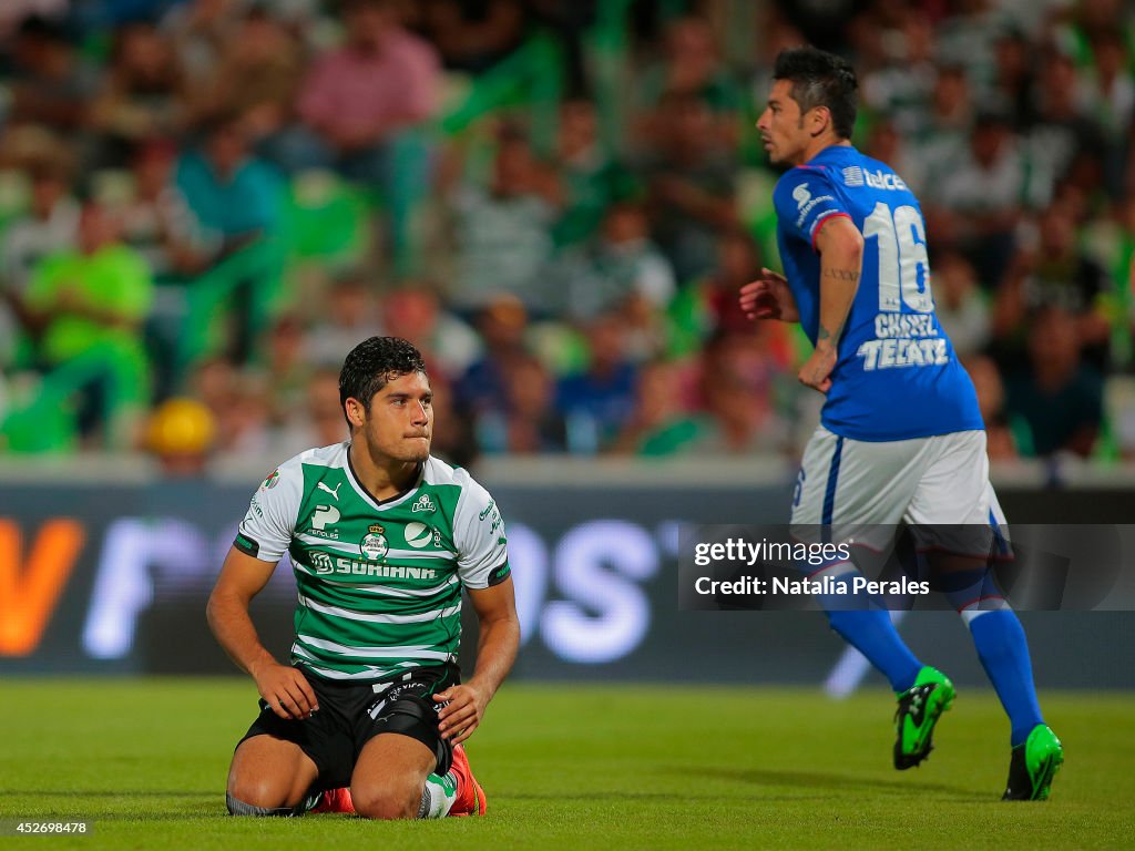 Santos Laguna v Cruz Azul - Apertura 2014 Liga MX