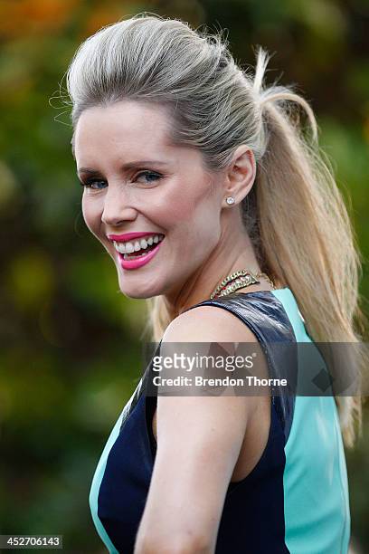 Sophie Falkiner arrives at the 27th Annual ARIA Awards 2013 at the Star on December 1, 2013 in Sydney, Australia.